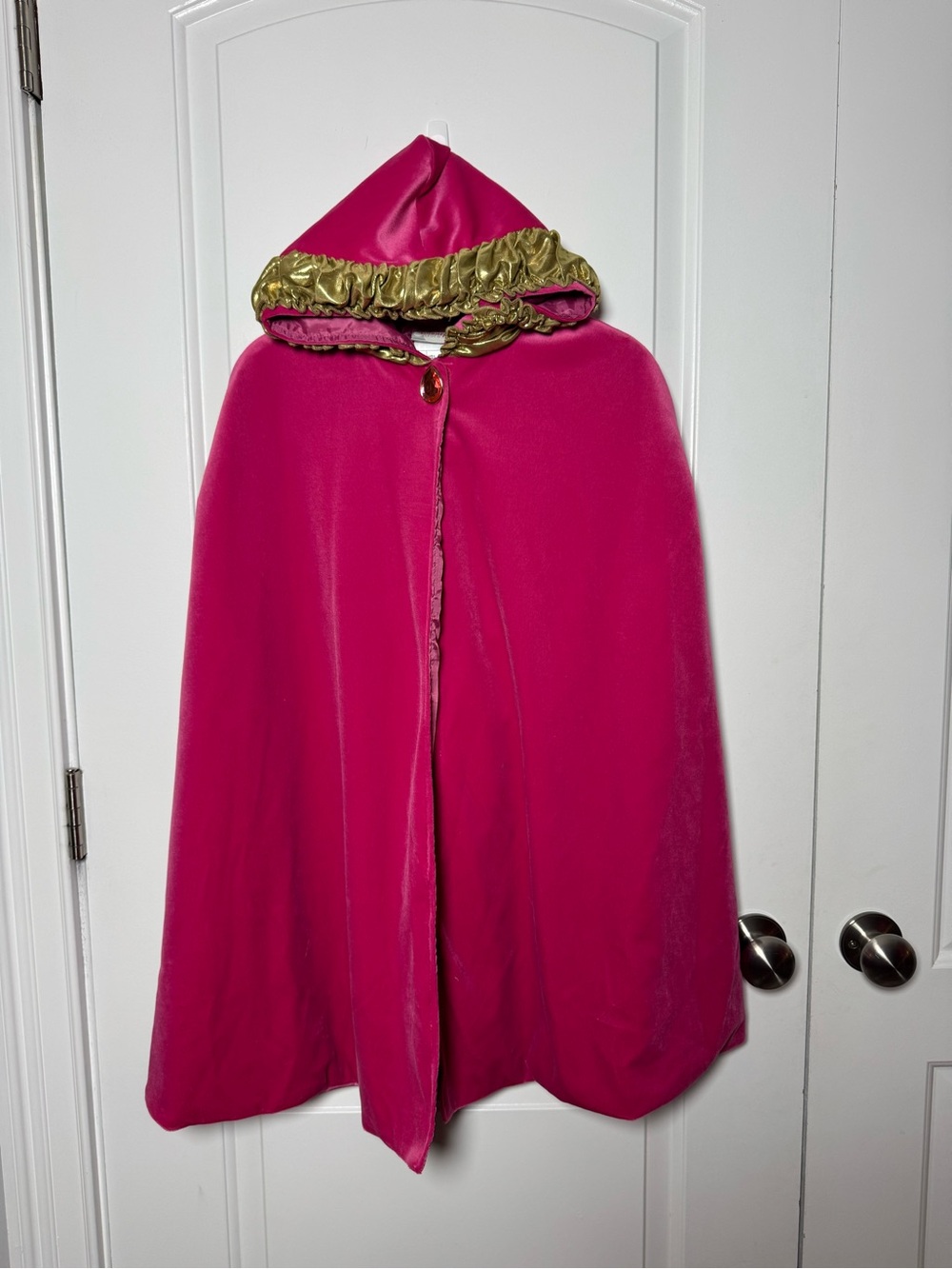 Vintage Disney Store Princess Aurora Sleeping Beauty Hooded Cape Kids S 8/10